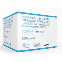 Strzykawka POLNET-MED do pomp infuzyjnych Luer-Lock 50/60 ml, 1 szt