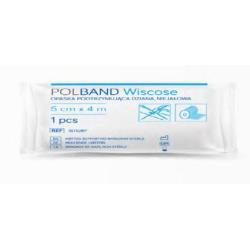 Opaska dziana podtrzymująca niejałowa POLBAND 10 cm x 4 m, 1 szt 