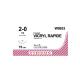 VICRYL RAPIDE 2/0; igła odwrotnie tnąca 26mm - 3/8 koła ; dł. 75cm bezbarwny, op. 12 szt
