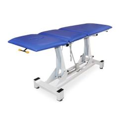 Stół rehabilitacyjny NSR 3 L 2 E - łamana część blatu i elektryczna regulacja wysokości stołu