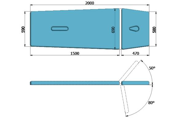 Stół rehabilitacyjny KSR2