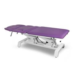 Stół rehabilitacyjny KSR 3 L E - łamana część blatu i elektryczna regulacja wysokości stołu