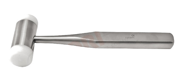 Młotek implantologiczny z wkładem teflonowym śr. 25mm, dł. 18cm