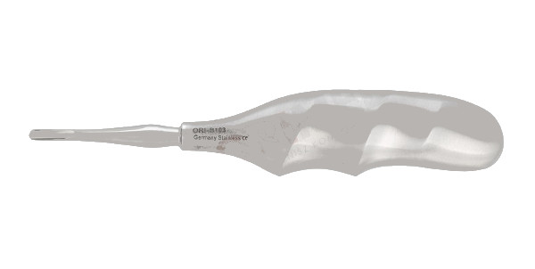 Dźwignia korzeniowa Bein z profilowaną rączką - prosta, szer. 4 mm