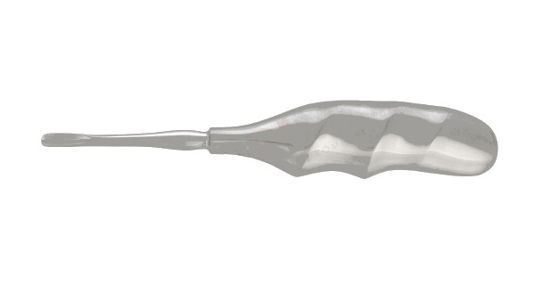 Dźwignia korzeniowa Bein z profilowaną rączką - prosta, szer. 5 mm