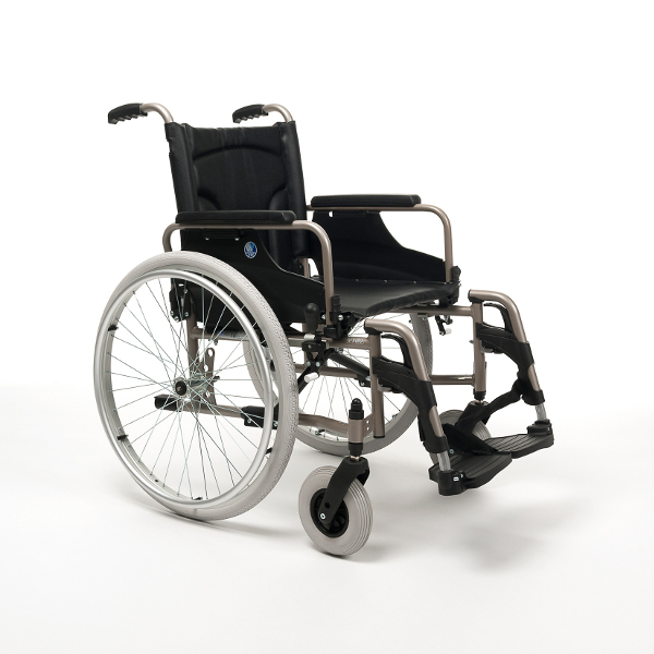 Wózek inwalidzki - V100 - stalowy