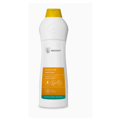 Mediclean 520 Sanit Cream Mleczko do czyszczenia powierzchni kuchennych i sanitarnych - 0,6L