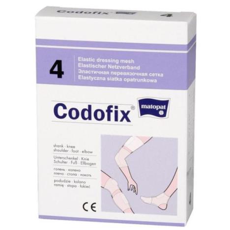 Codofix elastyczna siatka opatrunkowa 4 cm x 10 m (podudzie, kolano,  ramię, stopa, łokieć)