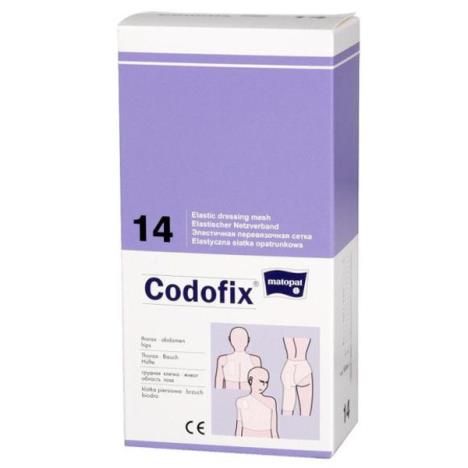 Codofix elastyczna siatka opatrunkowa 14 cm x 10 m (klatka piersiowa,  brzuch, biodra)