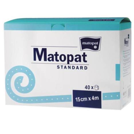Matopat Standard- bandaż podtrzymujący bawełniany 15cm x 4m, 40szt.