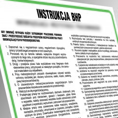 Instrukcja BHP przy obsłudze urządzeń w zakładach gastronomicznych