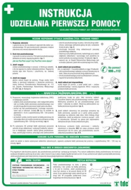 Instrukcja BHP udzielania pierwszej pomocy